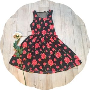 Rose Patterned Dress